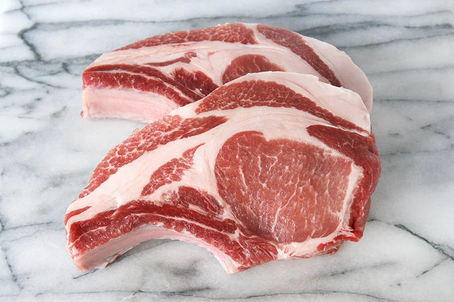 Berkshire Pork Rib Chops, Frenched