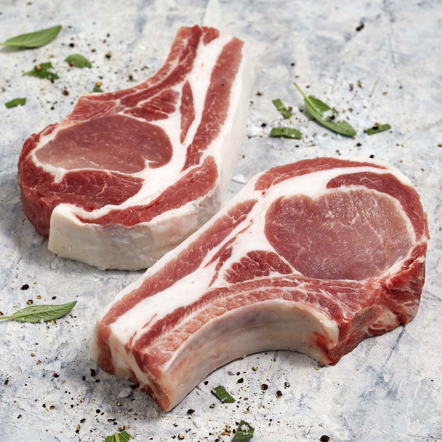 Berkshire Pork Rib Chops, Frenched